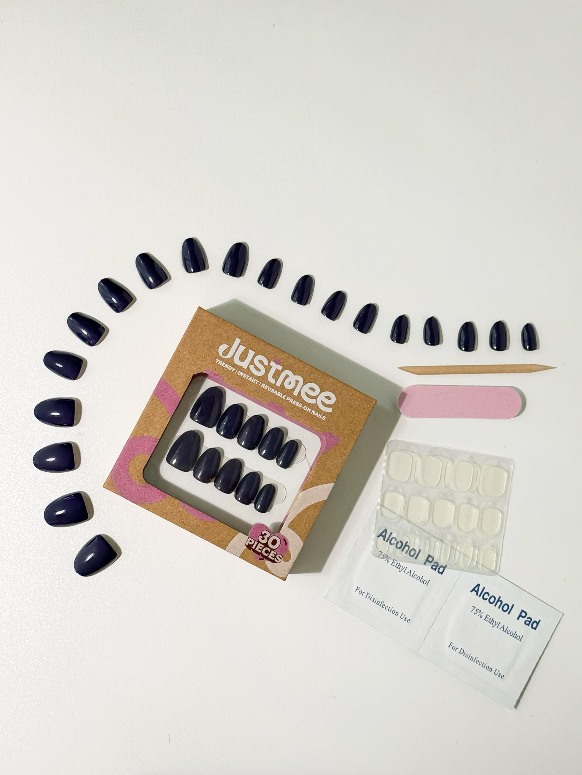 Midnight Indigo - 30pcs Press-On Nails