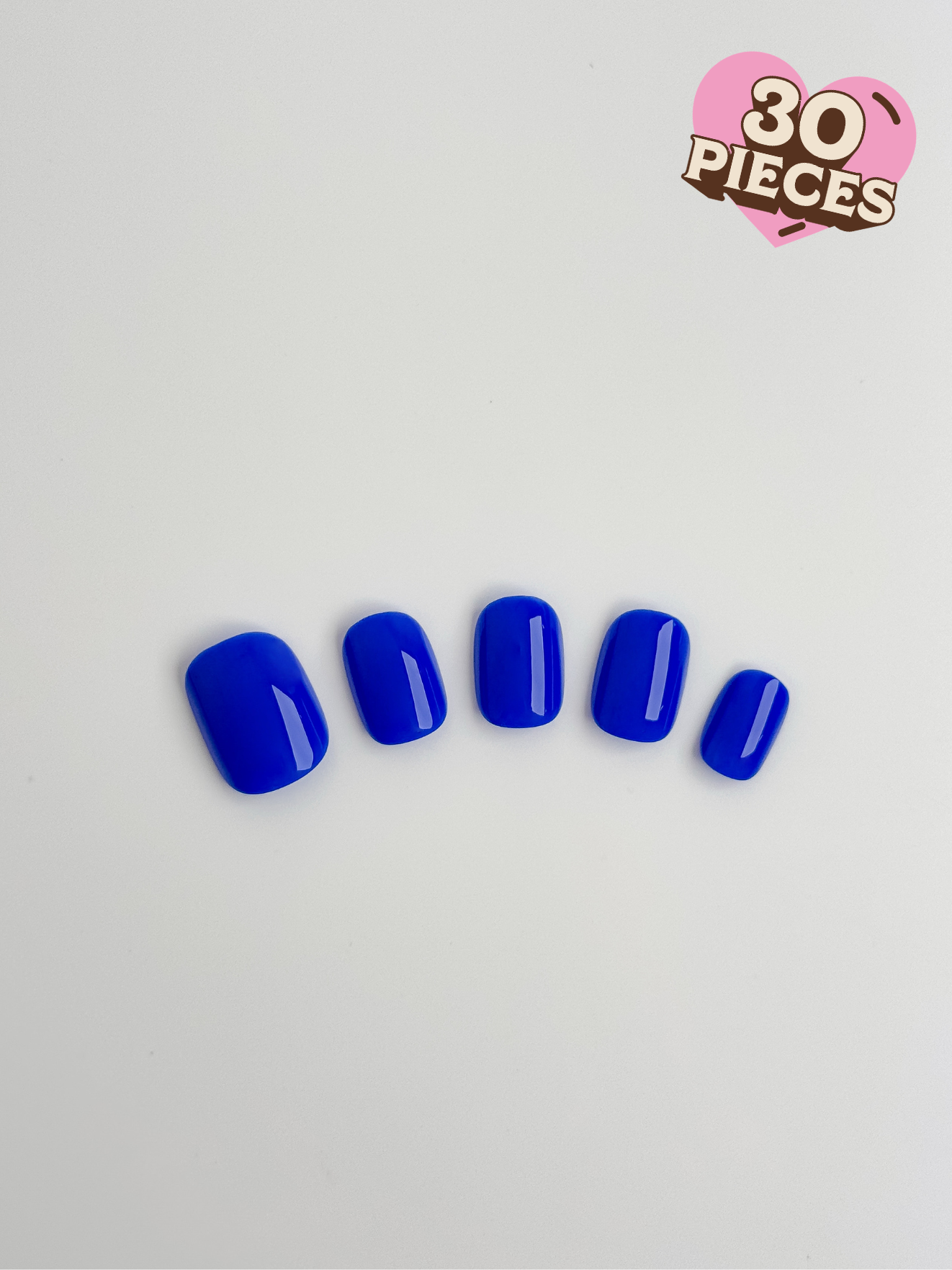 Electric Cobalt - 30pcs Press-On Nails