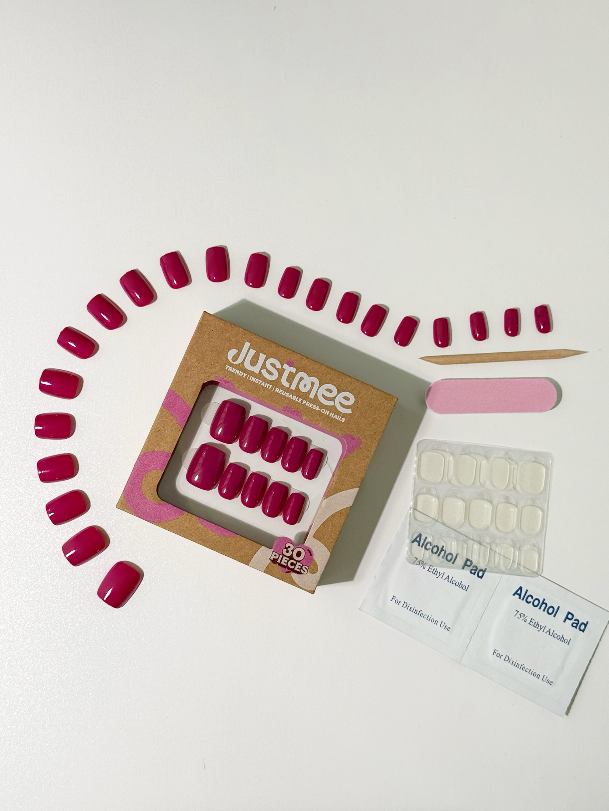 Royal Berry - 30pcs Press-On Nails