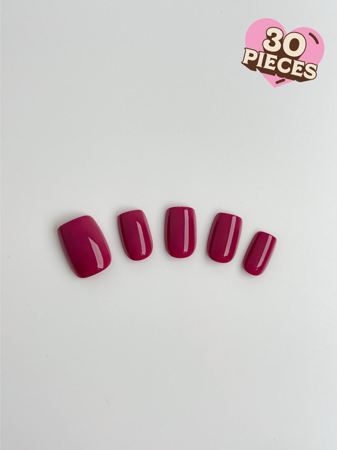 Royal Berry - 30pcs Press-On Nails