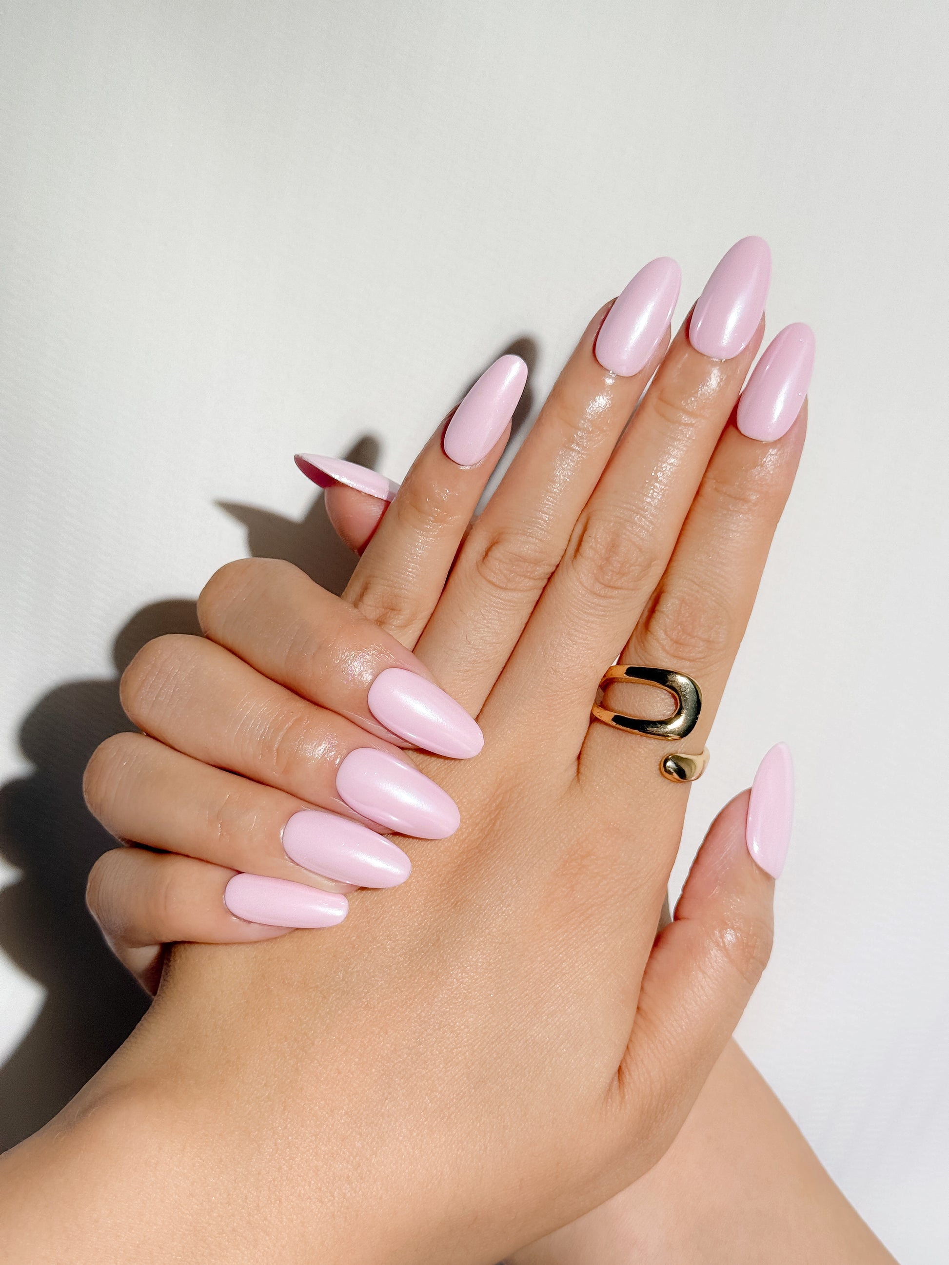 Blush Bloom Press-On Nägel – Klassisch Rosa Glanz