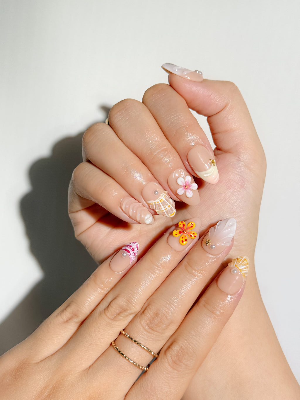 Tropical Kiss Press-On Nägel – Insel Bloom Sommer-Look