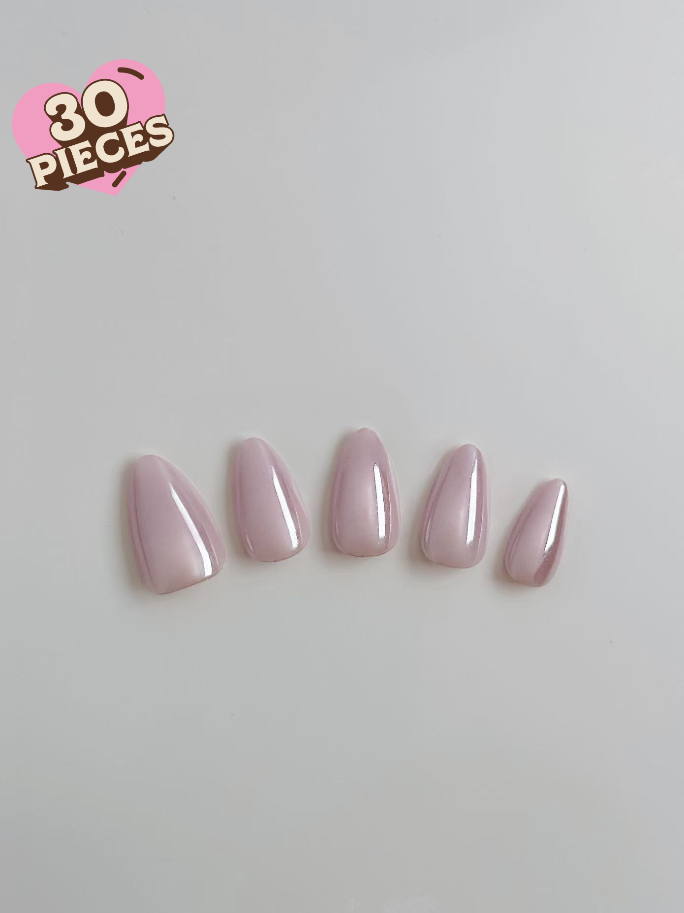 Moonlit Lilac Press-On Nägel – Glänzender Flieder Look