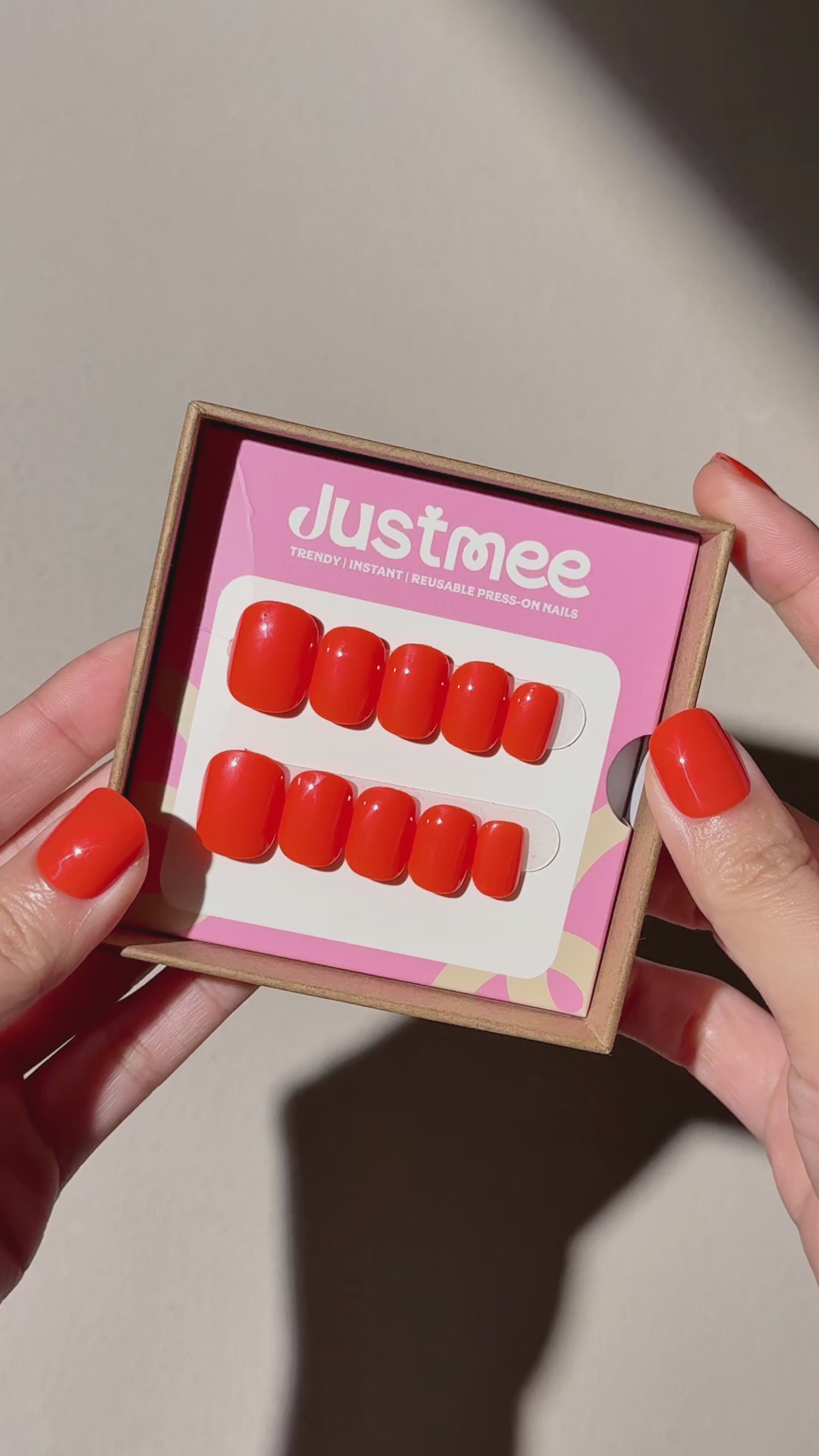 Orange Syrup - 30pcs short Press-On Nails