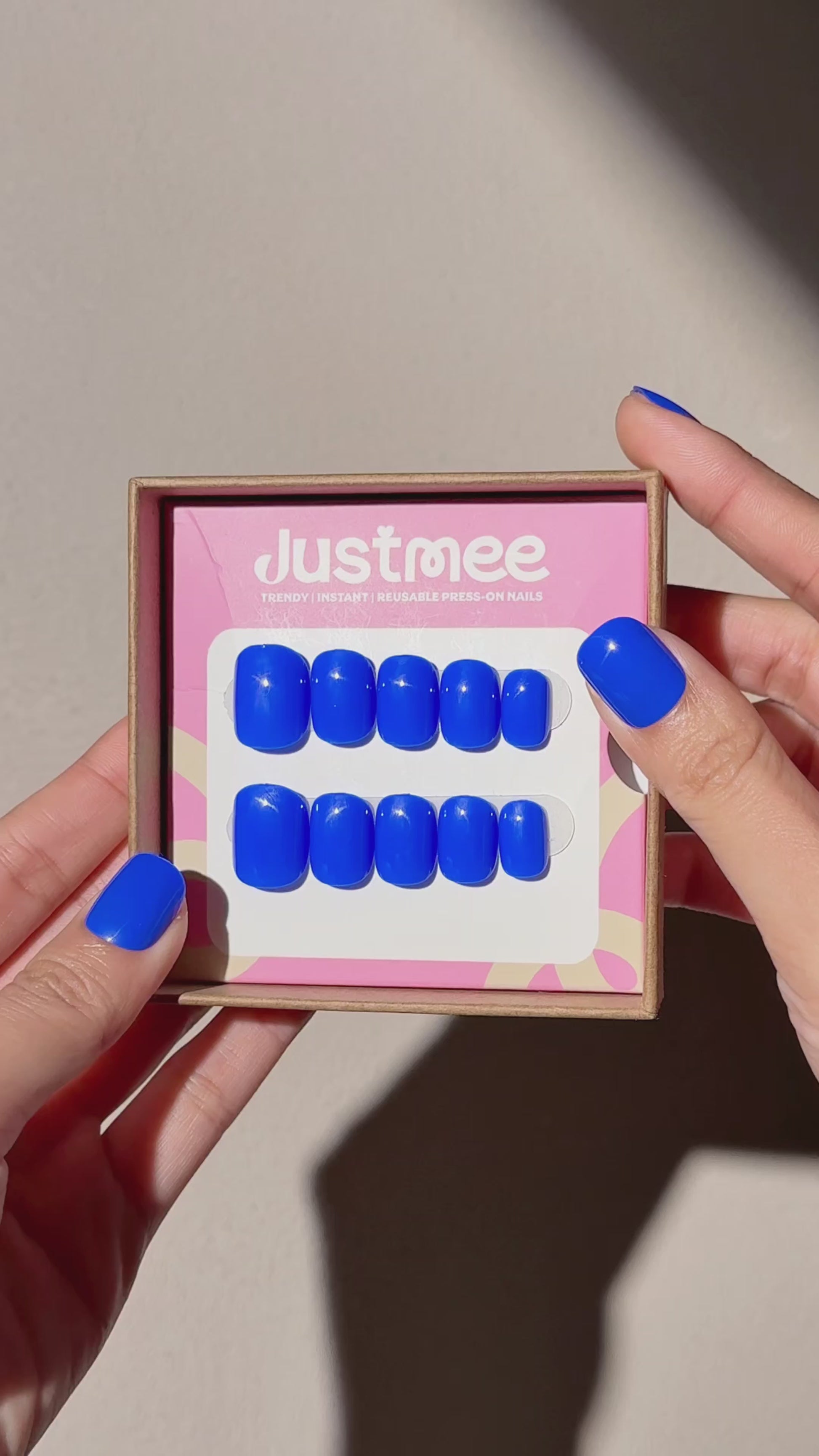 Electric Cobalt - 30pcs Press-On Nails